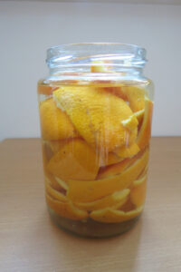 Orange peel vinegar cleaner